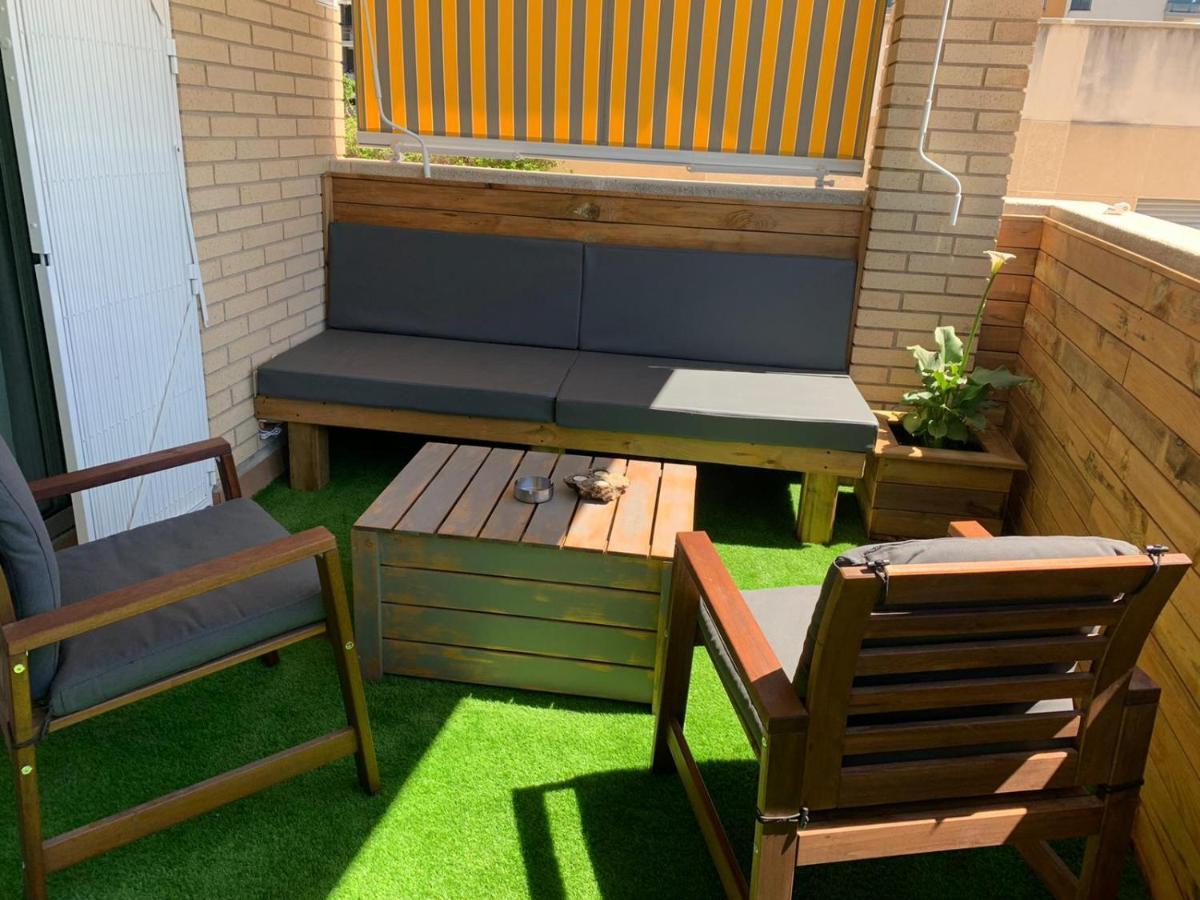 Apartamento para 5 personas frente al mar Cubelles Bagian luar foto